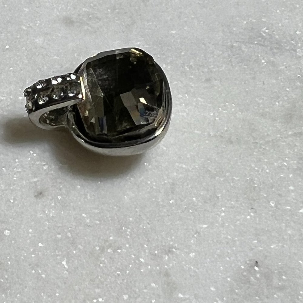 Silver Crystal Pendant Rhinestone - Picture 6 of 7